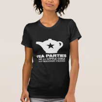 thé - les thés sont pour de petites filles t-shirts