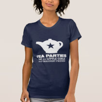 thé - les thés sont pour de petites filles t-shirts
