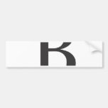 "the letter B" Bumper Stickers