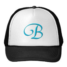 The letter B Trucker Hats