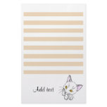 The letter paper of cats personalized stationery