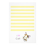 The letter paper of cats stationery paper