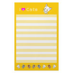 The letter paper of the cats personalized stationery