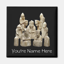 The Lewis Chessmen Magnet