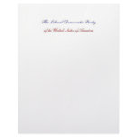 The Liberal Democratic Party of the United States Letterhead