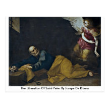 The Liberation Of Saint Peter By Jusepe De Ribera Post Card