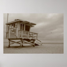The Lifeguard Shack Print