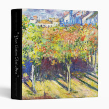 The Limes at Poissy Claude Monet cool, old, master 3 Ring Binder