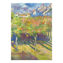 The Lindens of Poissy by Claude Monet Announcement
