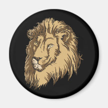 The Lion Fridge Magnets