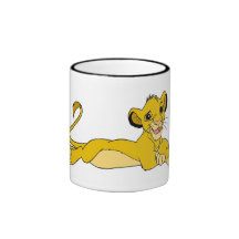 The Lion King's Simba lays down Disney Mug