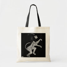 The Lion Rampant (Silver) Tote Bags