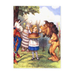 THE LION & THE UNICORN; CAKE WILL MAKE IT BETTER! POSTCARD
