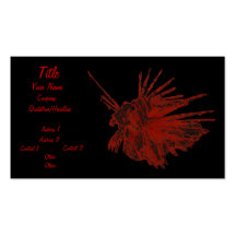 The Lionfish 2 Business Card