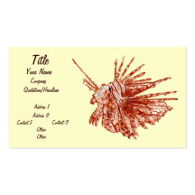 The Lionfish Business Card