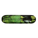 The Listening Fog-green Custom Skateboard