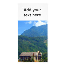 The Little Church in the Mountains Photo Greeting Card