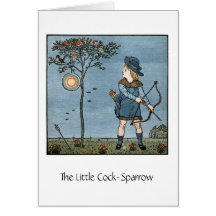 The Little Cock-Sparrow Greeting Card