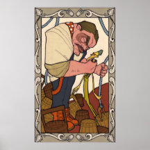 The Little Dreamer - Mr. Warship and Mr. Wire Print