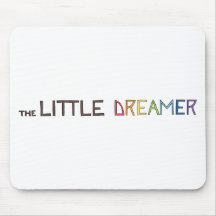 The Little Dreamer Rainbow Line Logo Mouse Pad