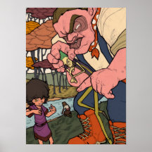 The Little Dreamer - Warship and Wire Men Posters