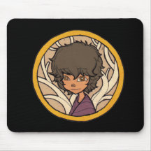 The Little Dreamer - Zayoni Medallion Back Mousepads
