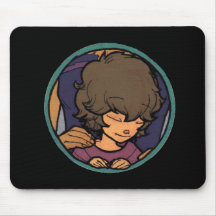 The Little Dreamer - Zayoni Medallion Front Mouse Pad