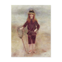 The Little Fisherwoman  1879 Postcard