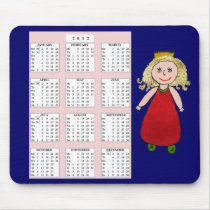 The Little Princesse mousepad calendar
