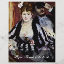 The Lodge (The Orchesterloge) By Pierre-Auguste Re Personalized Flyer