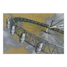 The London Eye Art Photo