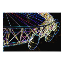 The London Eye Art Photo Print
