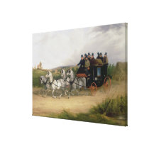 The London to Brighton Stage Coach canvas prints