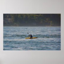 The Lone Kayaker Poster
