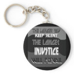 The Longer You Keep Silent Keychain