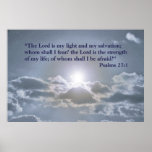 The Lord is my light - Psalms 27:1 Print