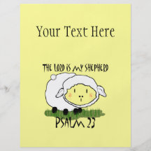 The LORD is my shepherd Psalm 23 Infant t-shirt- U Custom Flyer