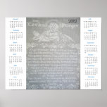 The Lord's Prayer 2012 Calendar Poster