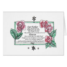 The Lord's Prayer Greeting Card