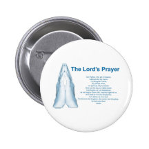 The Lords Prayer Pinback Button