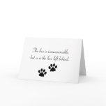 The loss is immeasureable... Sympathy Card
