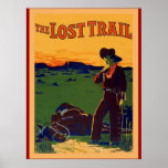 The Lost Trail ~ Vintage Theatrical Poster