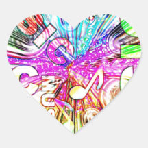 The Love of Music Sticker