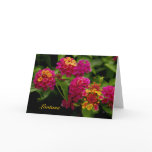 The Lovely Lantana Greeting Card.