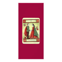 "The Lovers" tarot card Custom Rack Card