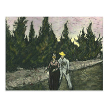 The Lovers, Vincent Van Gogh Post Card