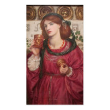 The Loving Cup - Dante Gabriel Rossetti Business Card Template