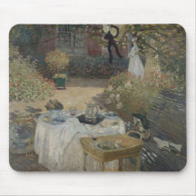 The Lunch (Le déjeuner) 1874 Claude Monet Mousepad