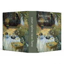 The Luncheon by Claude Monet 3 Ring Binders