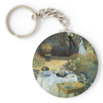 The Luncheon by Claude Monet Key Chains